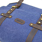 Сумка чоловіча через плече канвас + шкіра RK-3090-4lx TARWA, фото 8