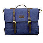 Чоловіча сумка-портфель із парусини та шкіри RKc-0001-4lx TARWA, фото 2