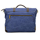 Чоловіча сумка-портфель із парусини та шкіри RKc-0001-4lx TARWA, фото 3