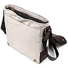 Сумка через плече розміру А4 із парусини та шкіри RCJ-6601-3md TARWA, фото 4