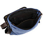 Сумка через плече розміру А4 із парусини та шкіри RCK-6601-3md TARWA, фото 2