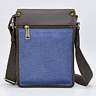 Сумка через плечо канвас + кожа RKc-3938-4lx Tarwa, фото 5