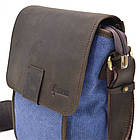 Сумка через плечо канвас + кожа RKc-3938-4lx Tarwa, фото 6