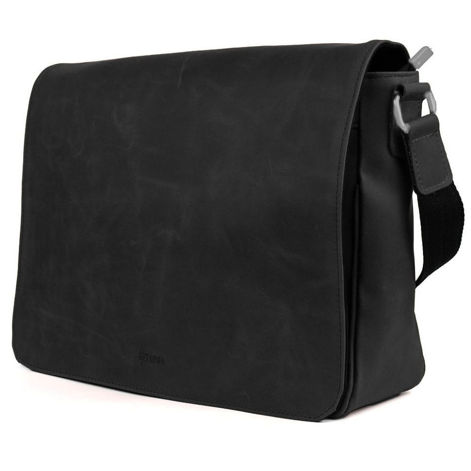 Сумка чоловіча через плече зі шкіри крейзі хорс TARWA RA-1047-3md, фото 1