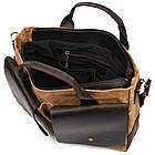 Чоловіча сумка з вощеного канвасу та кінської шкіри TARWA RCw-3990-3md, фото 2