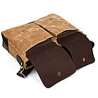 Чоловіча сумка з вощеного канвасу та кінської шкіри TARWA RCw-3990-3md, фото 5