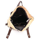 Рюкзак із кінської шкіри та вощеного канваса рол-ап TARWA RCw-5191-3md, фото 8