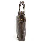 Шкіряна тонка сумка для ноутбука GC-0042-4lx коричнева від TARWA, фото 3