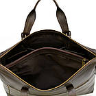 Шкіряна тонка сумка для ноутбука GC-0042-4lx коричнева від TARWA, фото 9