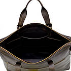 Шкіряна тонка сумка для ноутбука GC-0042-4lx коричнева від TARWA, фото 10