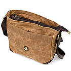 Сумка-месіжер через плече чоловіча, водостійкий канвас і шкіра RCw-1309-4lx TARWA, фото 5