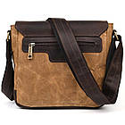 Сумка-месіжер через плече чоловіча, водостійкий канвас і шкіра RCw-1309-4lx TARWA, фото 6