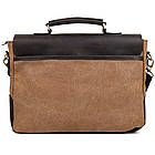 Чоловіча сумка-портфель із канвасу та шкіри TARWA RCc-3960-3md, фото 2