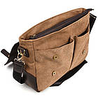 Чоловіча сумка-портфель із канвасу та шкіри TARWA RCc-3960-3md, фото 6