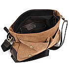 Чоловіча сумка-портфель із канвасу та шкіри TARWA RCc-3960-3md, фото 7