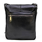 Чоловіча шкіряна сумка через плече з клапаном із флотара FA-1301-3md TARWA, фото 3