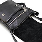 Чоловіча шкіряна сумка через плече з клапаном із флотара FA-1301-3md TARWA, фото 5