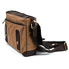 Чоловіча сумка через плече з канвасу та шкіри RCс-6002-3md TARWA, фото 4