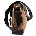 Чоловіча сумка через плече з канвасу та шкіри RCс-6002-3md TARWA, фото 7