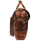 Чоловіча сумка для ноутбука 17" з натуральної шкіри RY-1019-3md від TARWA, фото 3