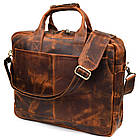 Чоловіча сумка для ноутбука 17" з натуральної шкіри RY-1019-3md від TARWA, фото 4