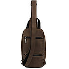 Рюкзак слінг шкіряний об'ємний із кишенями TARWA RC-6010-3md, фото 3