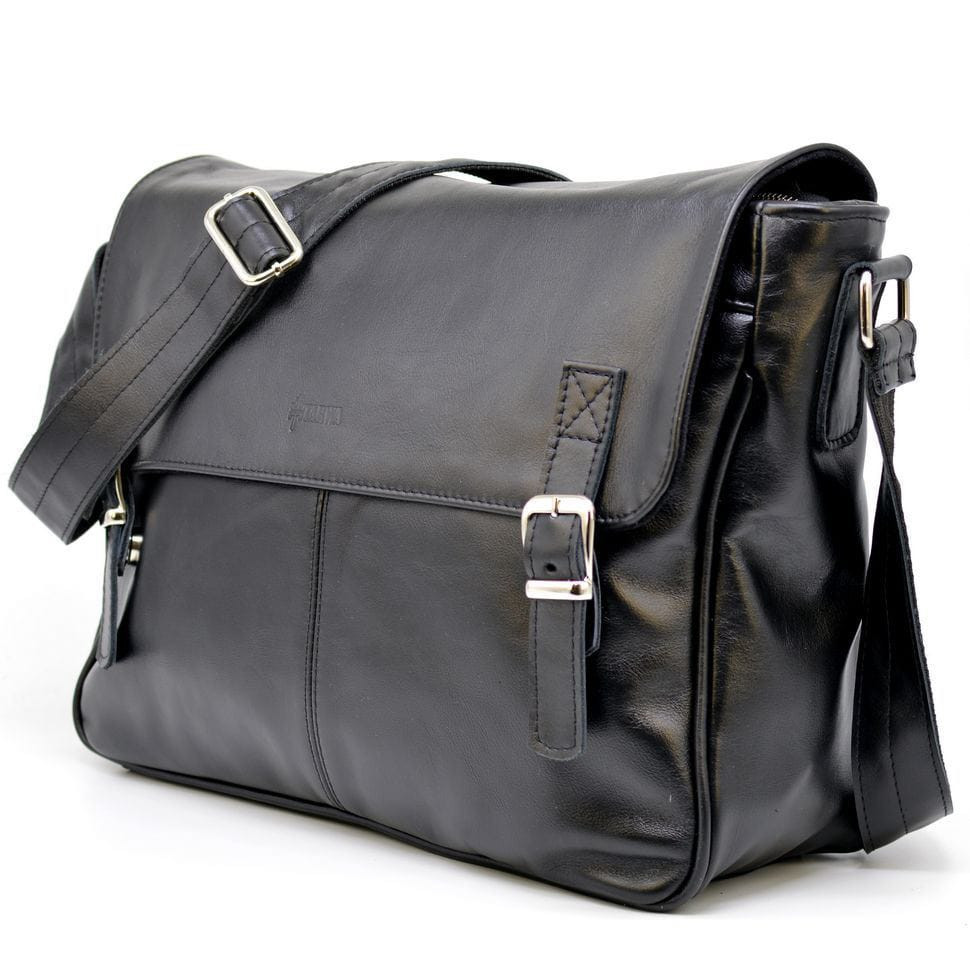 Обкладинка на паспорт Shvigel 13921 шкіряна Чорна, фото 1