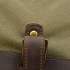 Месенджер через плече мікс шкіри та тканини канваc RHc-1309-4lx TARWA, фото 8