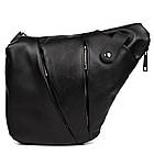 Чоловіча сумка через плече чорна для лівші TARWA GA-6405-4lx, фото 3