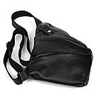 Чоловіча сумка через плече чорна для лівші TARWA GA-6405-4lx, фото 7