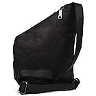 Чоловіча сумка-слінг через плече для лівші чорна TARWA RA-6405-3md, фото 2