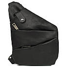 Чоловіча сумка-слінг через плече для лівші чорна TARWA RA-6405-3md, фото 4