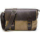 Чоловіча сумка через плече з канвасу та шкіри RSc-6002-3md TARWA, фото 3