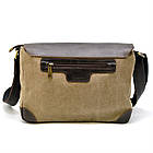 Чоловіча сумка через плече з канвасу та шкіри RSc-6002-3md TARWA, фото 5