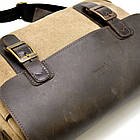 Чоловіча сумка через плече з канвасу та шкіри RSc-6002-3md TARWA, фото 6