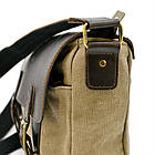 Чоловіча сумка через плече з канвасу та шкіри RSc-6002-3md TARWA, фото 8