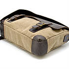 Чоловіча сумка через плече з канвасу та шкіри RSc-6002-3md TARWA, фото 9