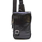 Рюкзак шкіряний слінг чоловічий на одне плече GA-6403-4lx TARWA, фото 3