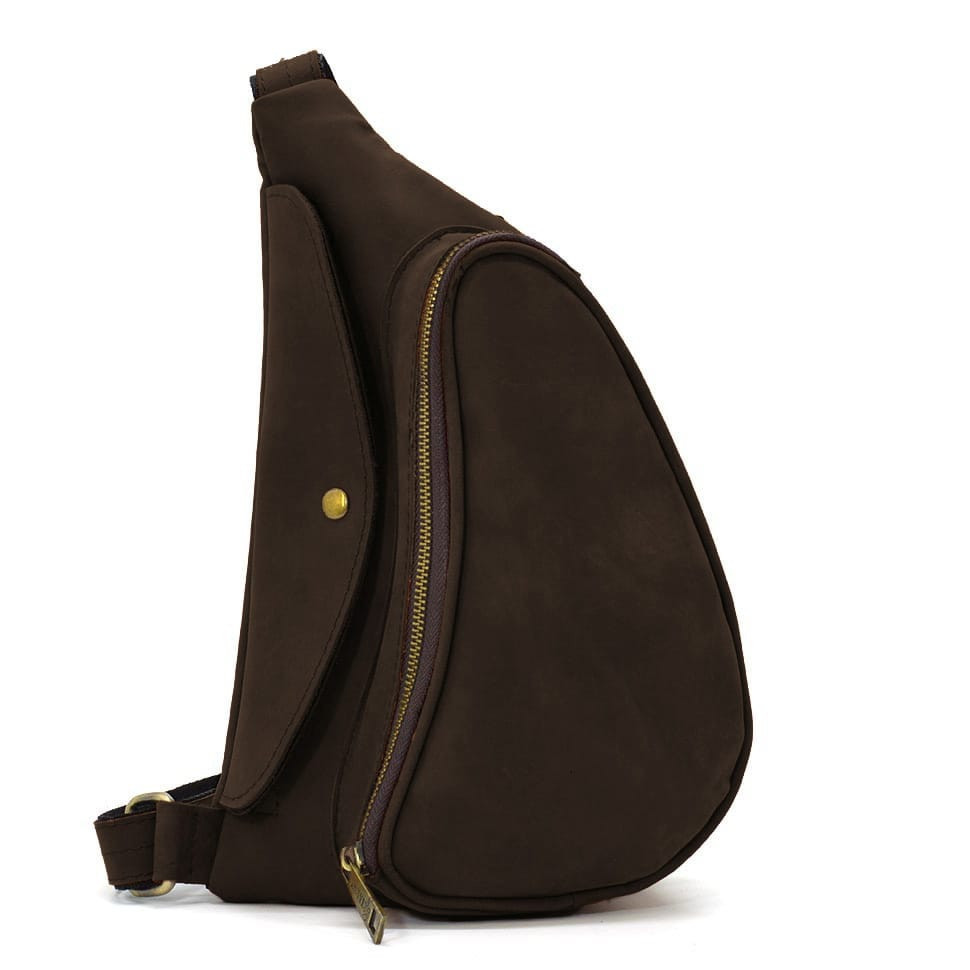 Шкіряний рюкзак TARWA RC-3025-3md рюкзак-слінг на одне плече, фото 1