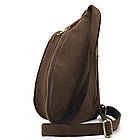 Шкіряний рюкзак TARWA RC-3025-3md рюкзак-слінг на одне плече, фото 5