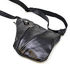 Чоловіча сумка-слінг через плече GA-6402-3md чорна бренд TARWA, фото 7