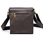 Чоловіча шкіряна сумка через плече GC-3027-4lx бренда TARWA, фото 5