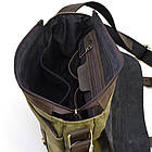 Чоловіча сумка через плече зі шкіри та канвас CH-6002-3md TARWA, фото 2