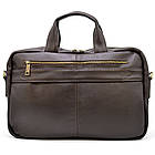 Шкіряна сумка для ділового чоловіка GC-7334-3md бренда TARWA, фото 5