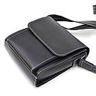 Чорна сумка через плече чоловіча ZAw-3027-3md від TARWA біла нитка, фото 6