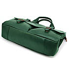 Жіноча сумка з прикрасою із натуральної шкіри Vintage 22262 Чорна, фото 6