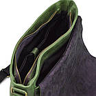 Сумка для стильних жінок з натуральної шкіри Vintage 22263 Сірий, фото 2