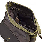 Сумка через плече з парусини хакі та кінської шкіри RCh-6600-4lx TARWA, фото 2