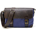 Чоловіча сумка через плече шкіра та папусина RKc-6002-3md TARWA, фото 4