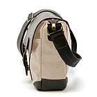 Чоловіча сумка через плече шкіра та папусина RGj-6002-3md TARWA, фото 4